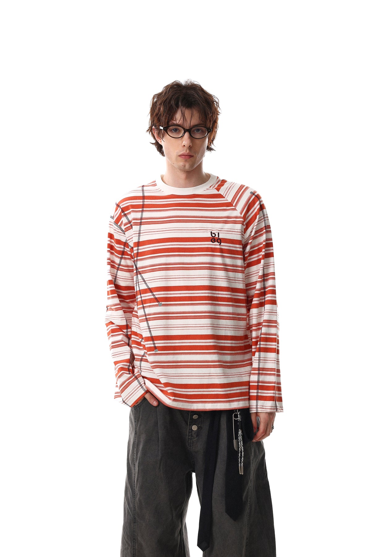 Madxmarx Striped Long Sleeve Tee