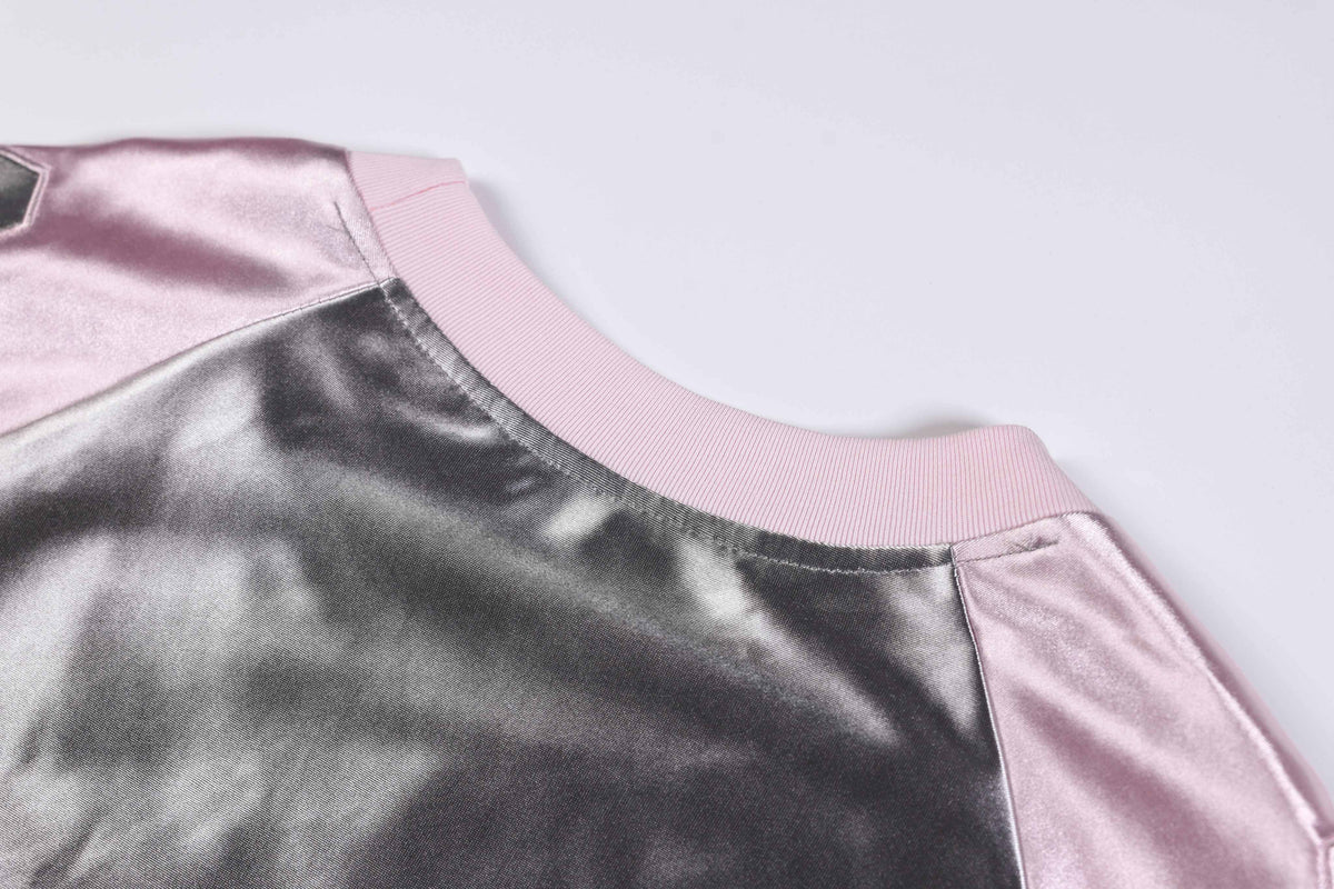 Madxmarx Metallic Varsity Jersey Tee
