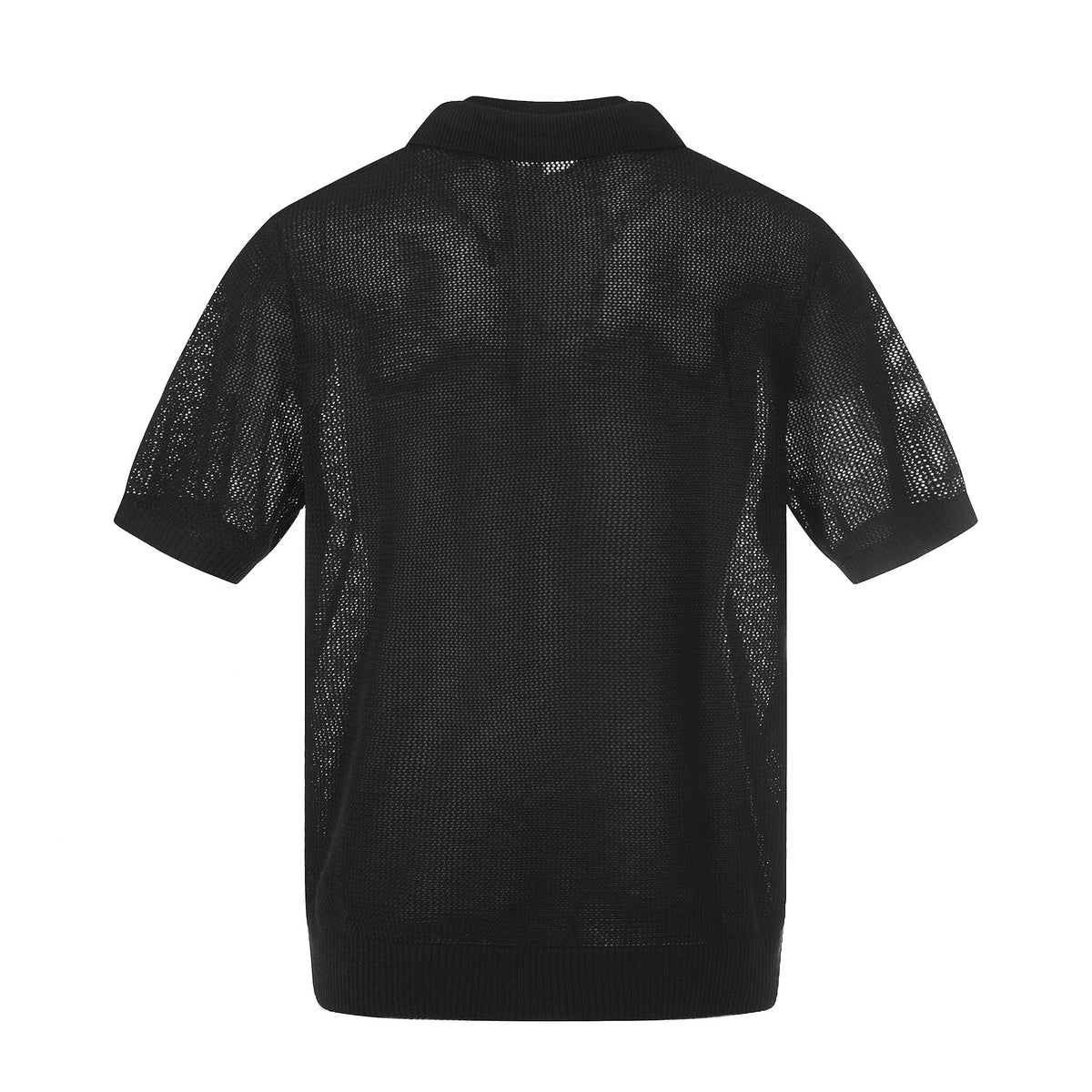 Madxmarx “Open Knit Polo Tee”
