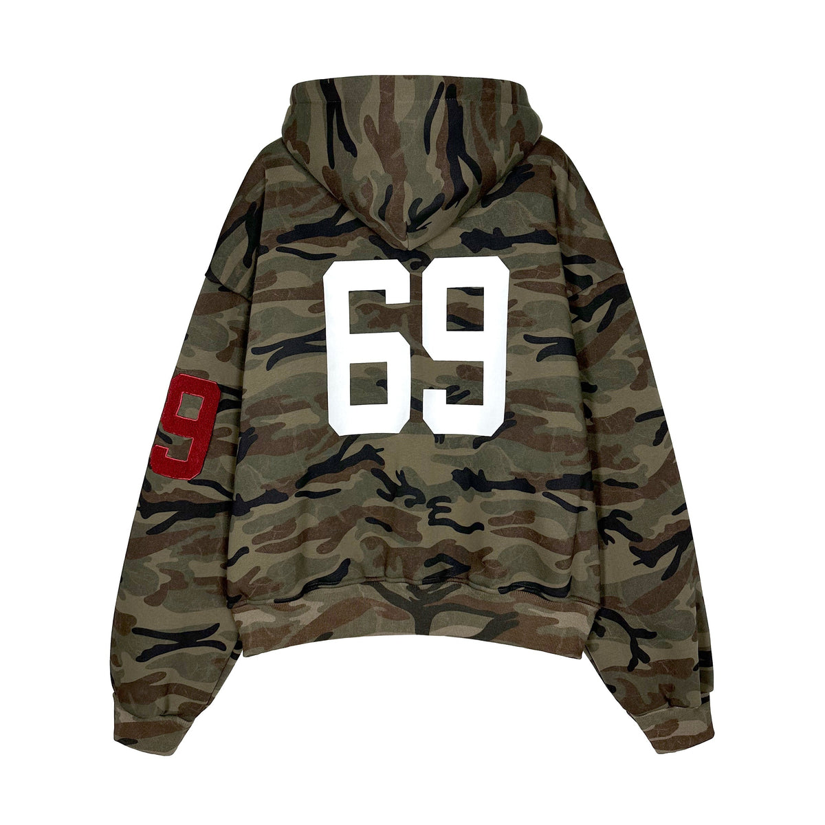 Madxmarx Camo Varsity Zip Hoodie