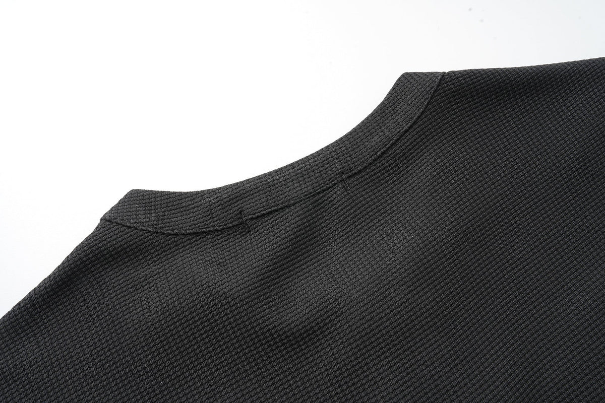 Madxmarx Retro Henley Long Sleeve Tee