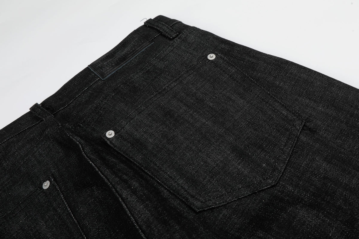 Madxmarx Raw Denim Wide-Leg Jeans