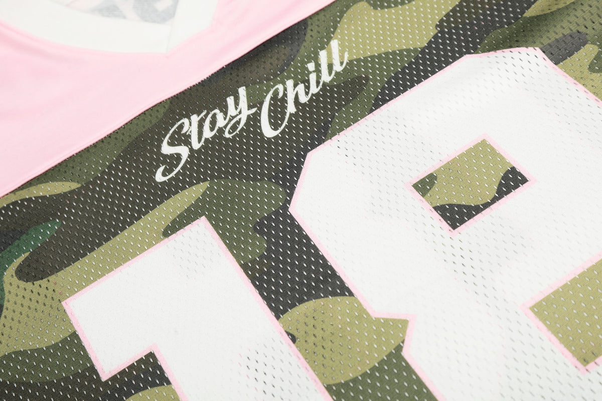 Madxmarx Pink Camo “18” Mesh Jersey