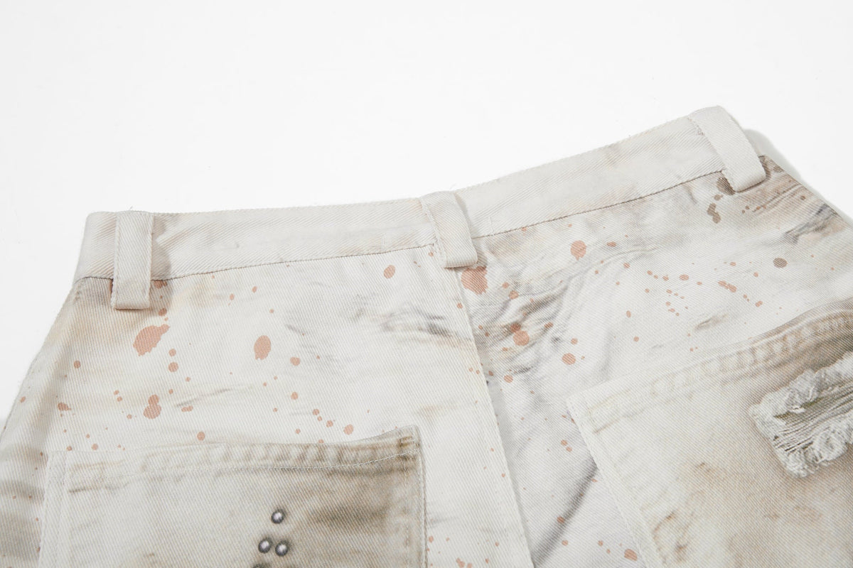 Madxmarx Vintage Angel Wing Balloon Jeans