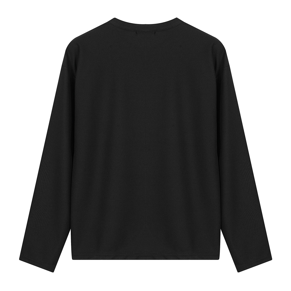 Madxmarx Retro Henley Long Sleeve Tee