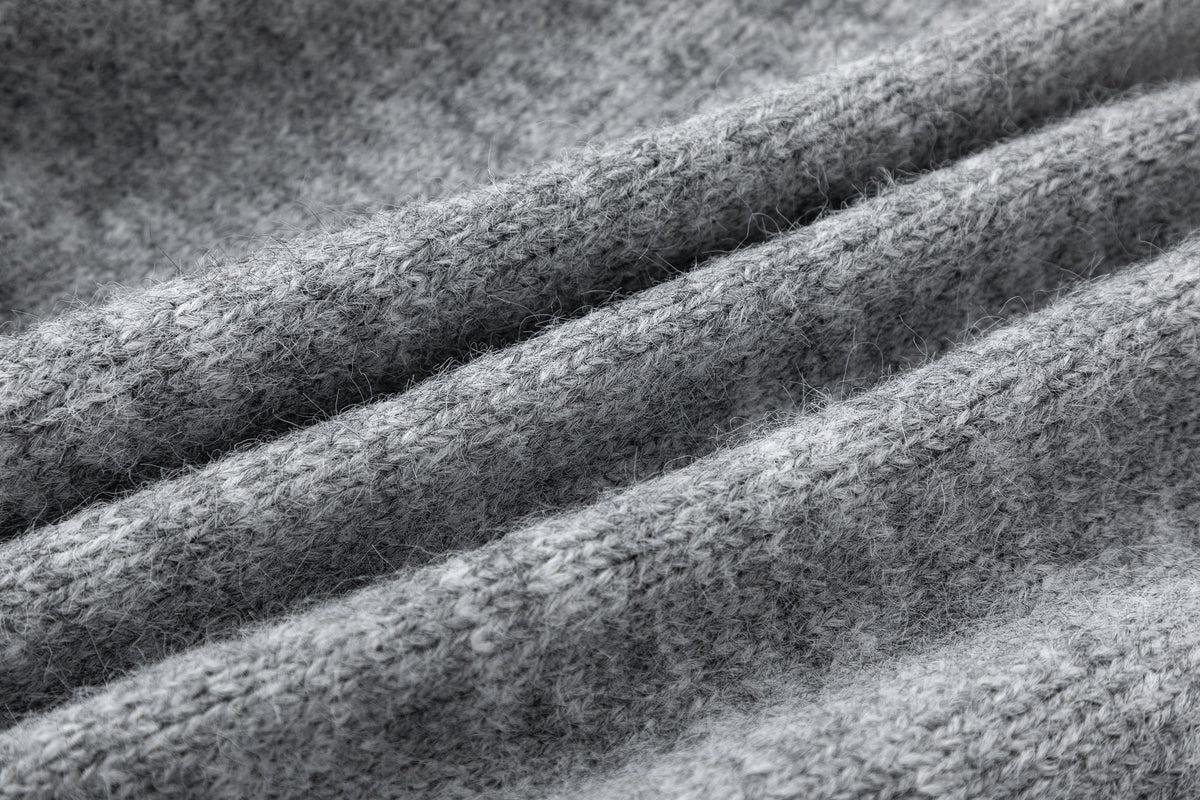 Madxmarx Minimal Wool Blend Knit Cardigan