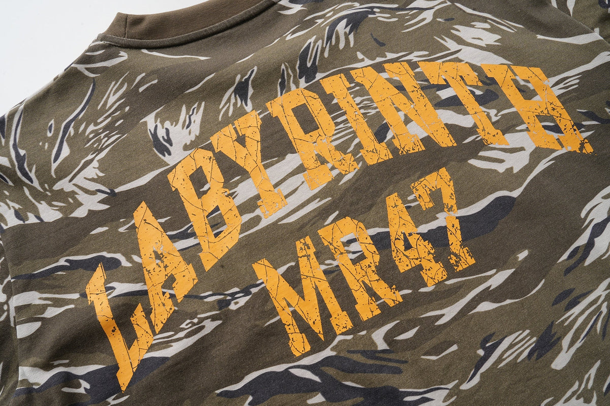 Madxmarx Camo Layered Long Sleeve Tee*