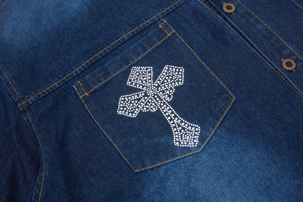 Madxmarx “Cross Denim Shirt”