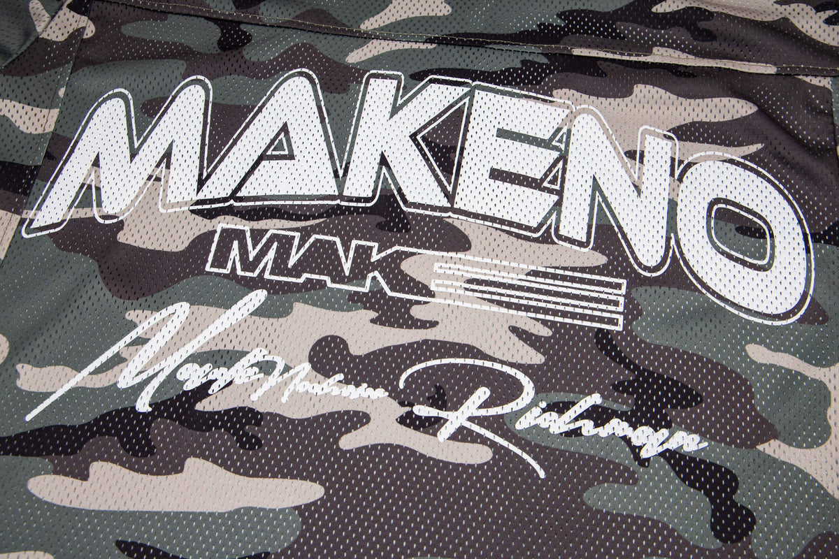 Madxmarx Camo Mesh Football Tee