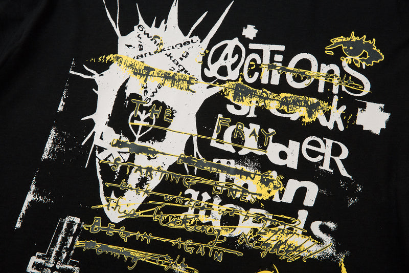 Madxmarx Layered Graphic Long Sleeve Tee