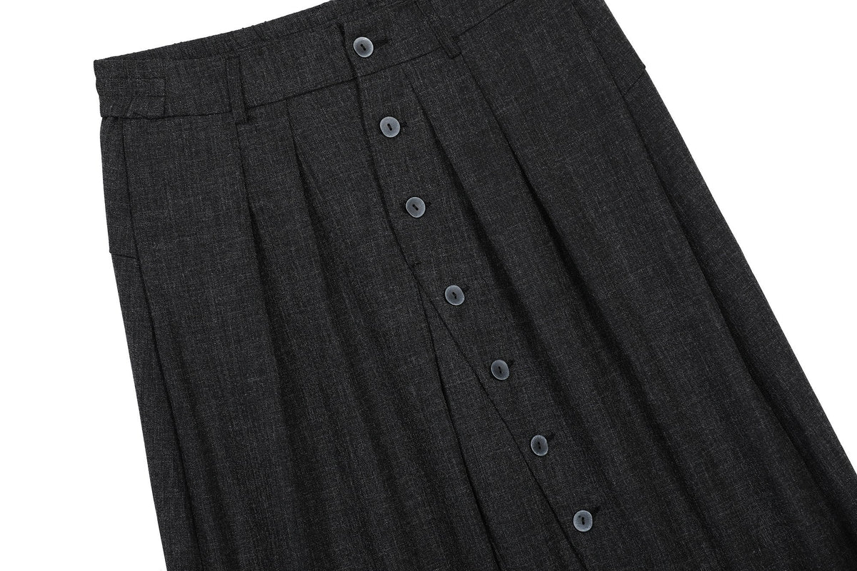 Madxmarx „Minimalistische weite Plisseehose“