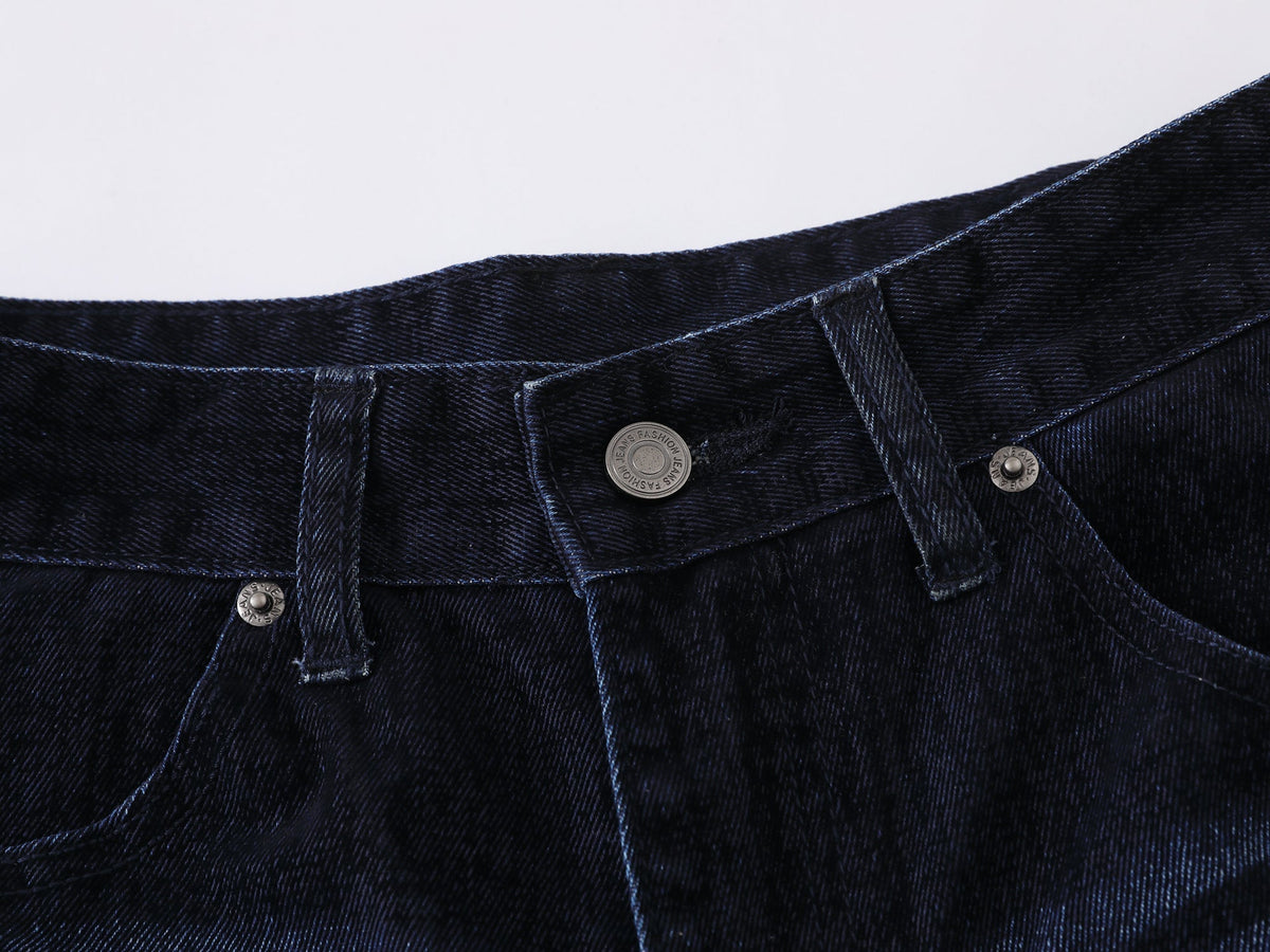 Calça Jeans Wide-Leg Madxmarx Azul Índigo Desbotado