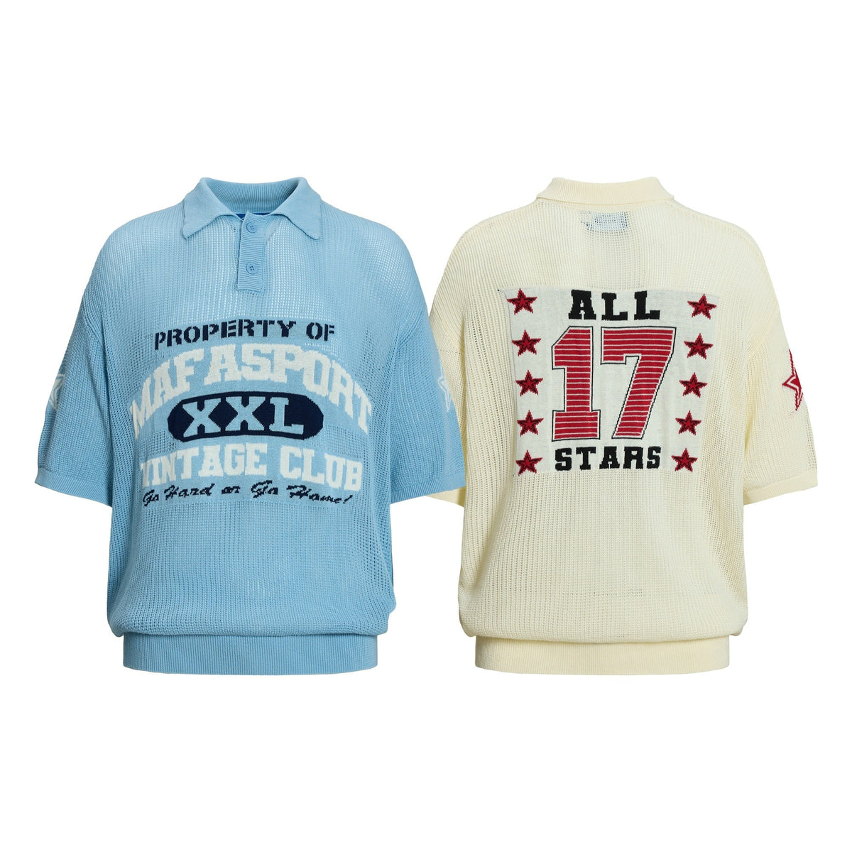 Madxmarx “Varsity Knit Polo”