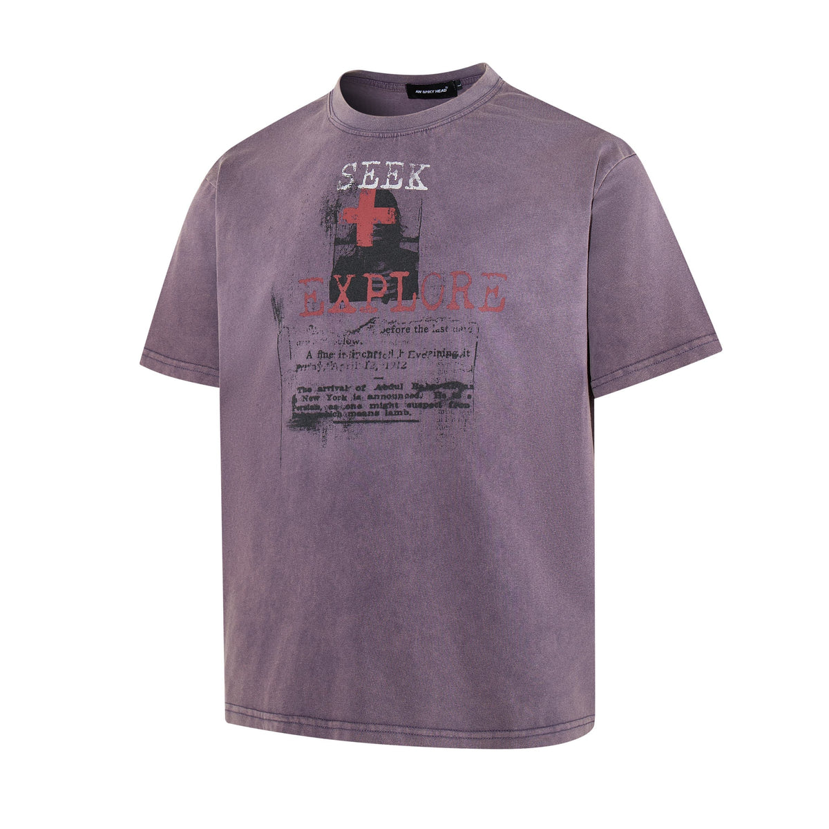 Madxmarx “Seek & Explore Washed Graphic Tee”