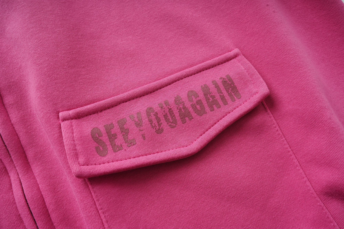 Madxmarx Today Graphic Zip-Up Hoodie