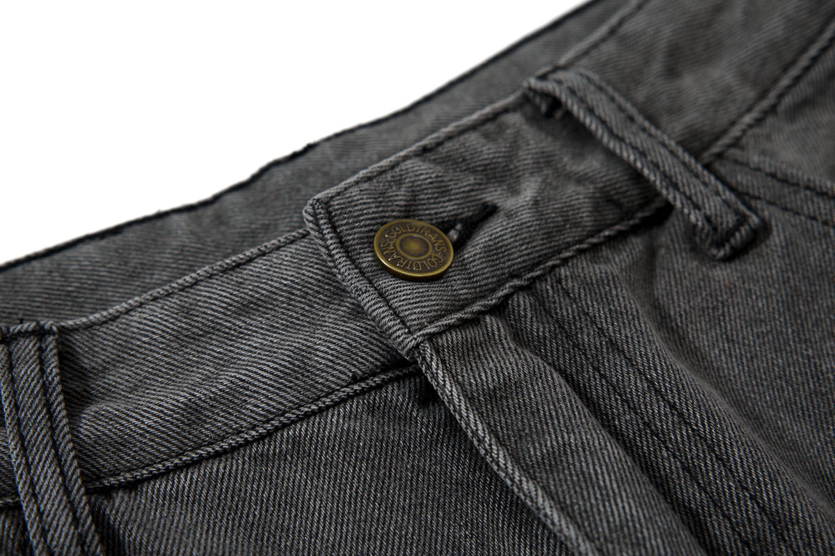 Jean cargo incurvé délavé et effiloché Madxmarx