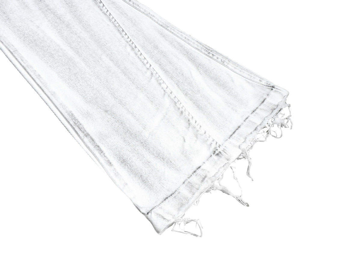 Madxmarx Washed Ruched Flared Jeans