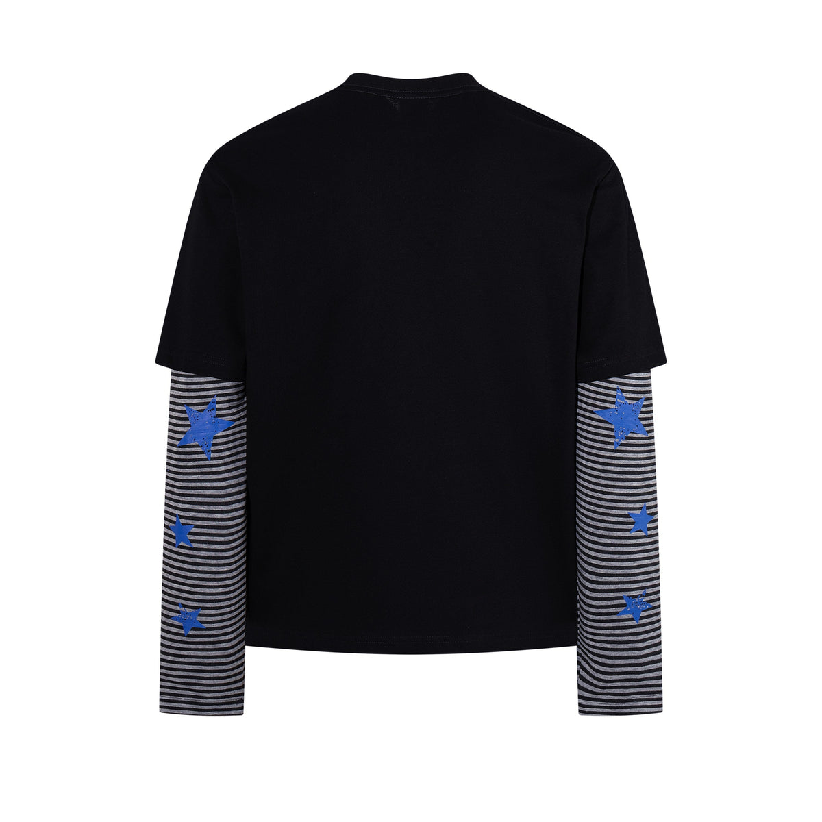 Madxmarx Layered Star Graphic Long Sleeve Tee