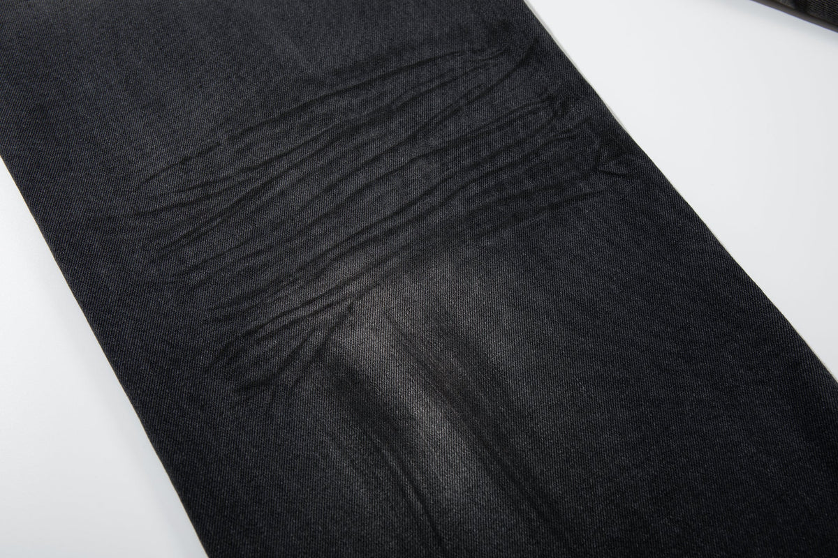 Madxmarx Distressed Fade Wide-Leg Jeans