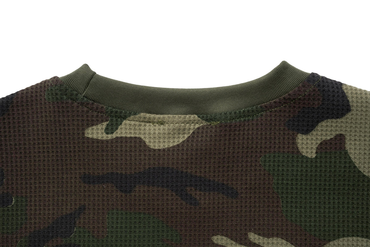 Madxmarx Camo Text Graphic Longsleeve