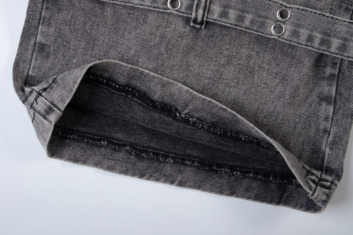 Madxmarx Deconstructed Strap Cargo Jeans