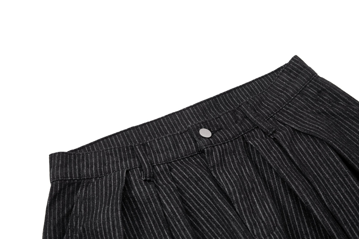 Pantalon à rayures style tonneau Madxmarx