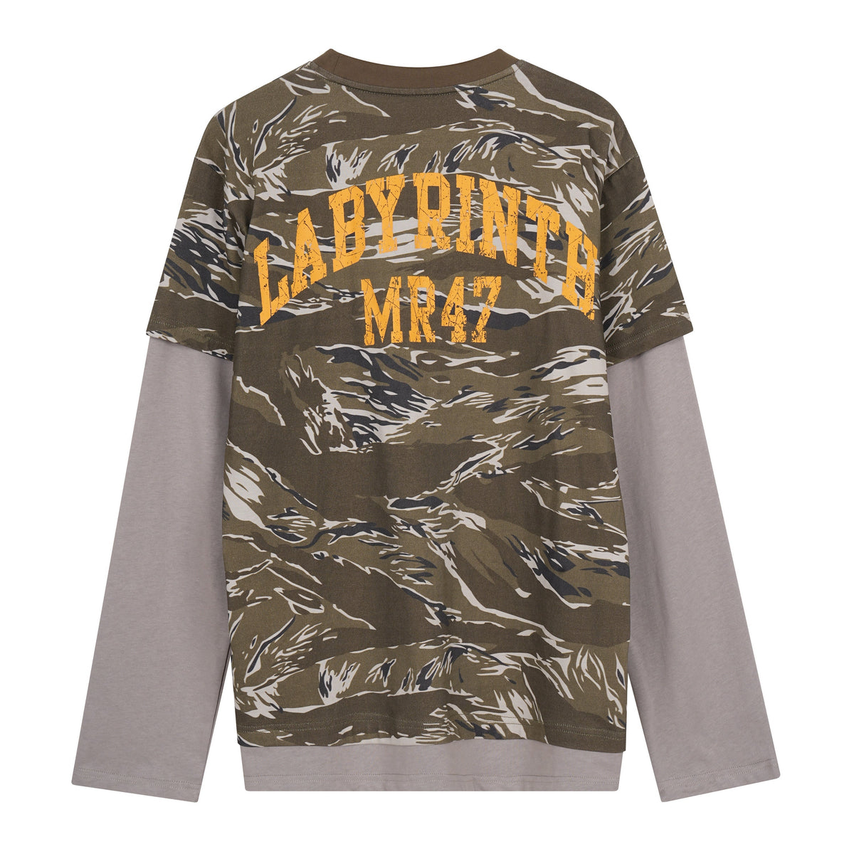 Madxmarx Camo Layered Long Sleeve Tee*