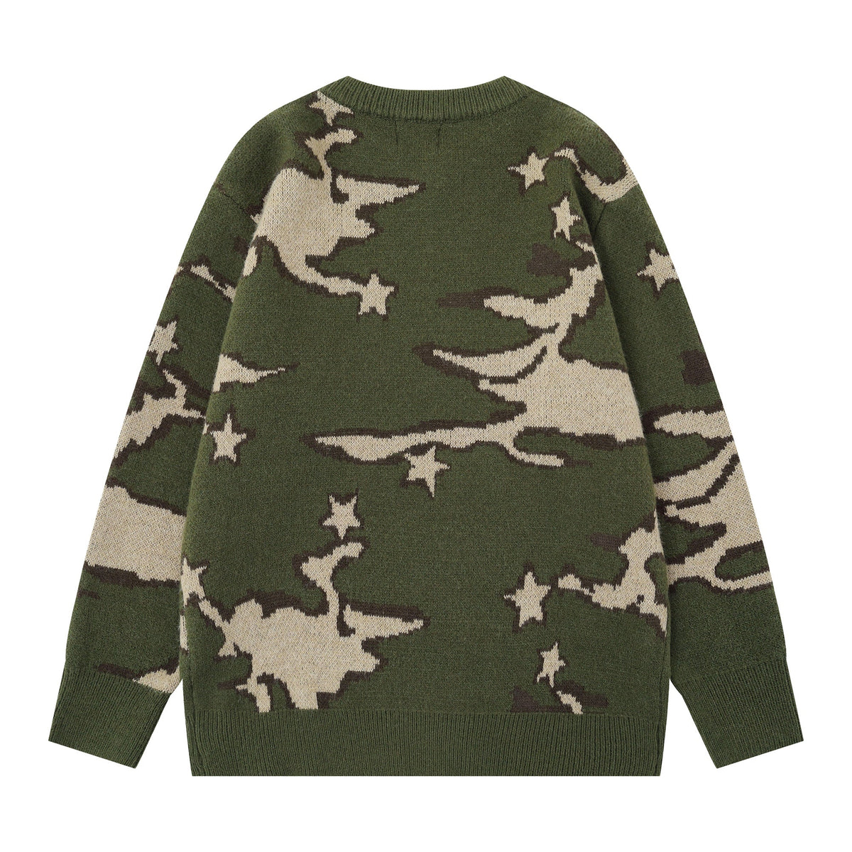 Madxmarx Camo Knit Sweater