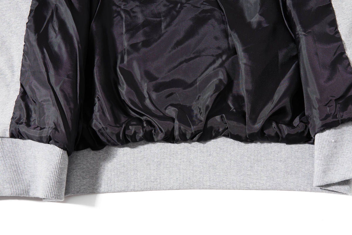 Madxmarx Script Graphic Zip-Up Hoodie