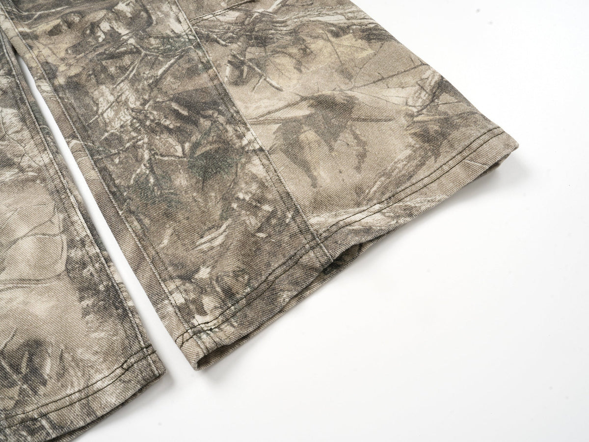 Madxmarx Forest Camo Wide-Leg Pants