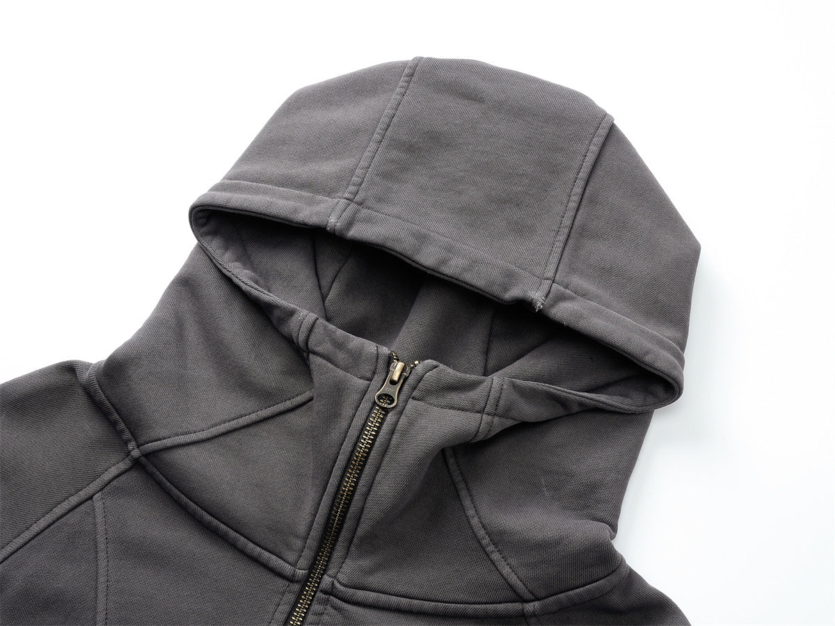 Madxmarx Curved-Seam Full-Zip Hoodie