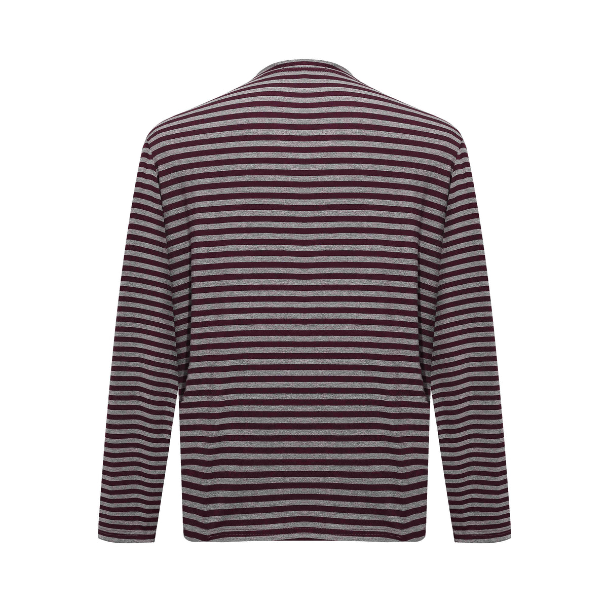 Madxmarx Striped Script Long Sleeve Tee