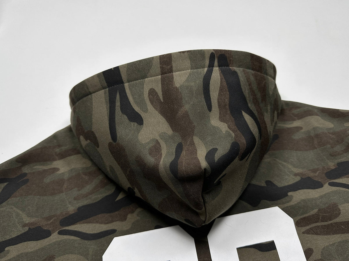 Madxmarx Camo Varsity Zip Hoodie