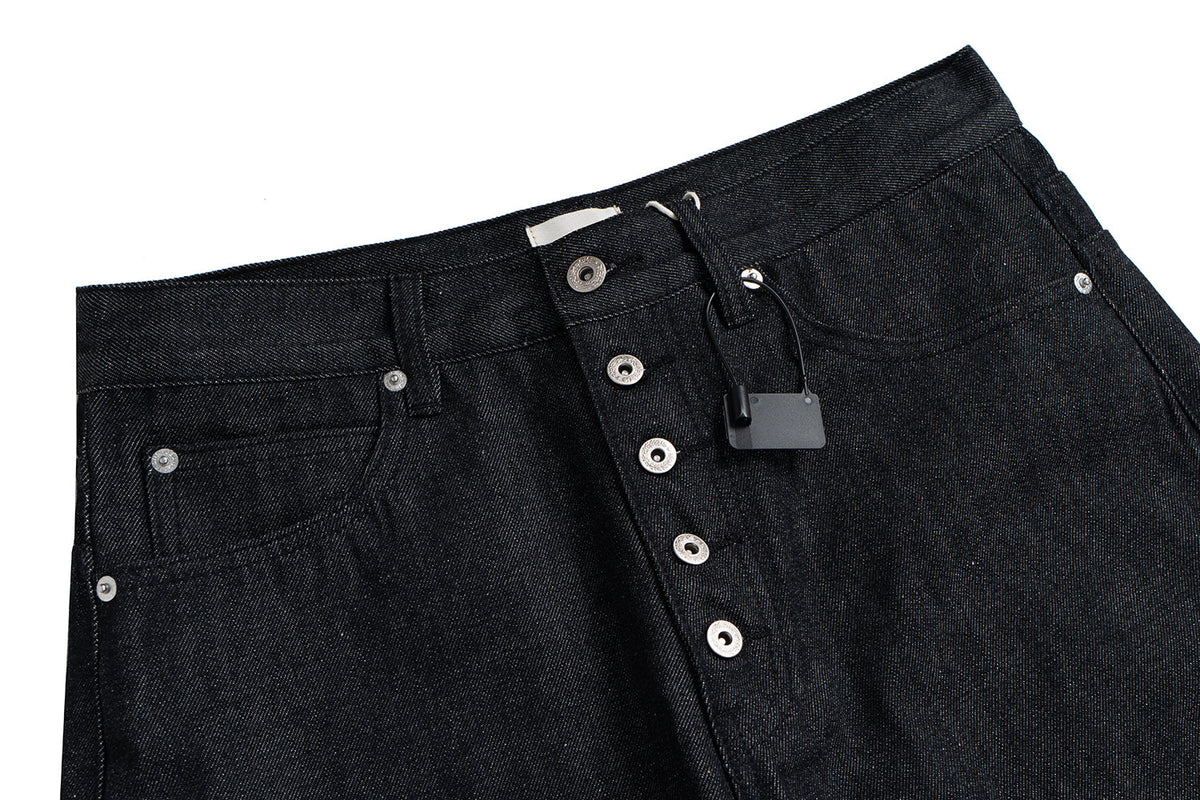 Madxmarx High-Rise Jeans mit Knopfleiste