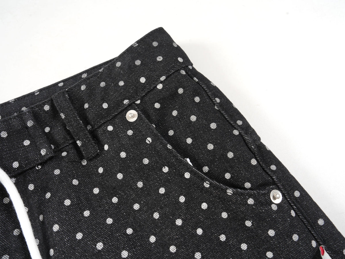 Madxmarx SP2 Polka-Dot Denim Pants
