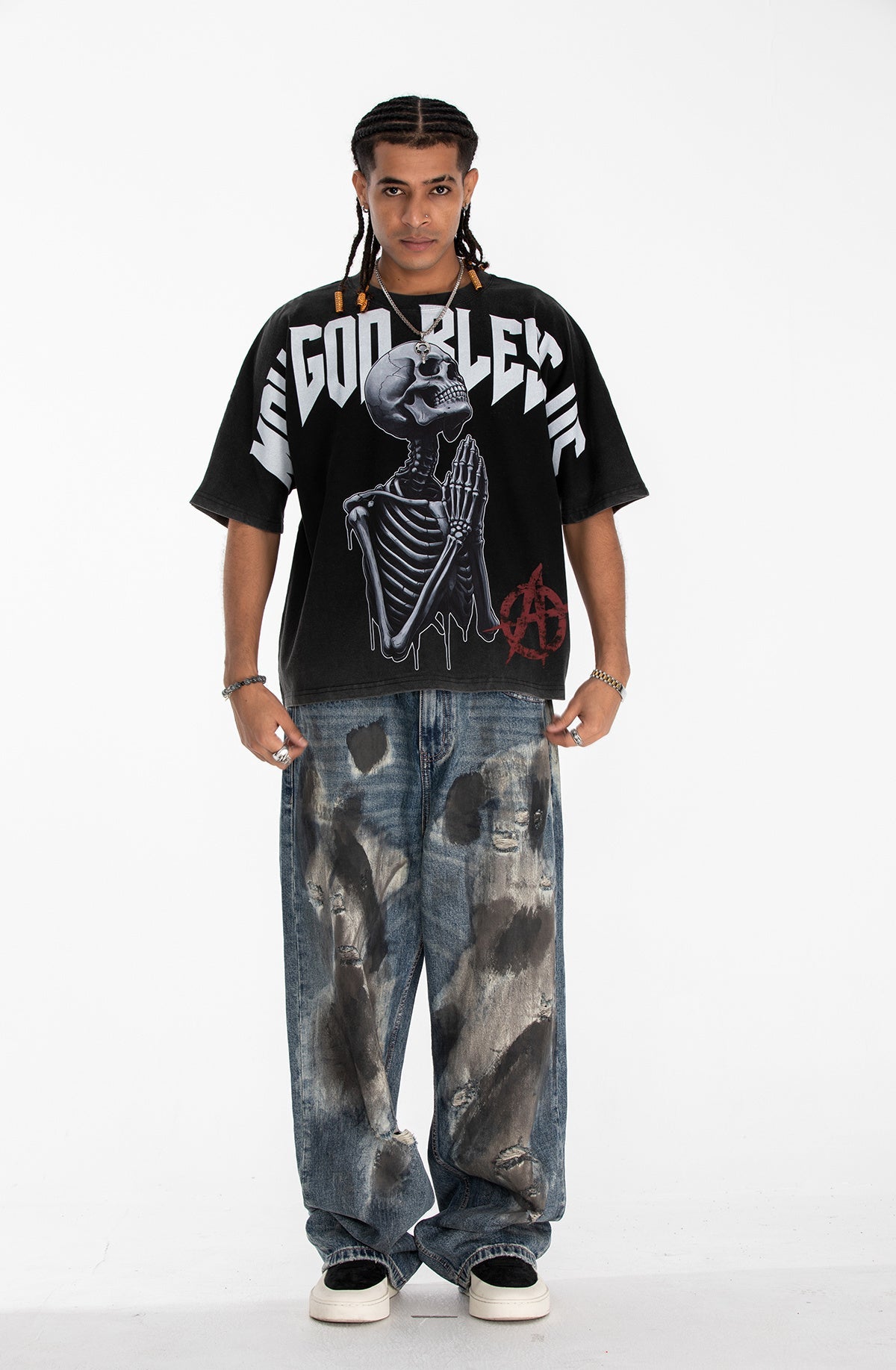 Madxmarx “Blessed Bones” Graphic Tee