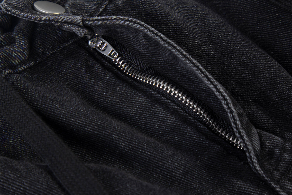Madxmarx Multi-Pocket Baggy Denim Jeans