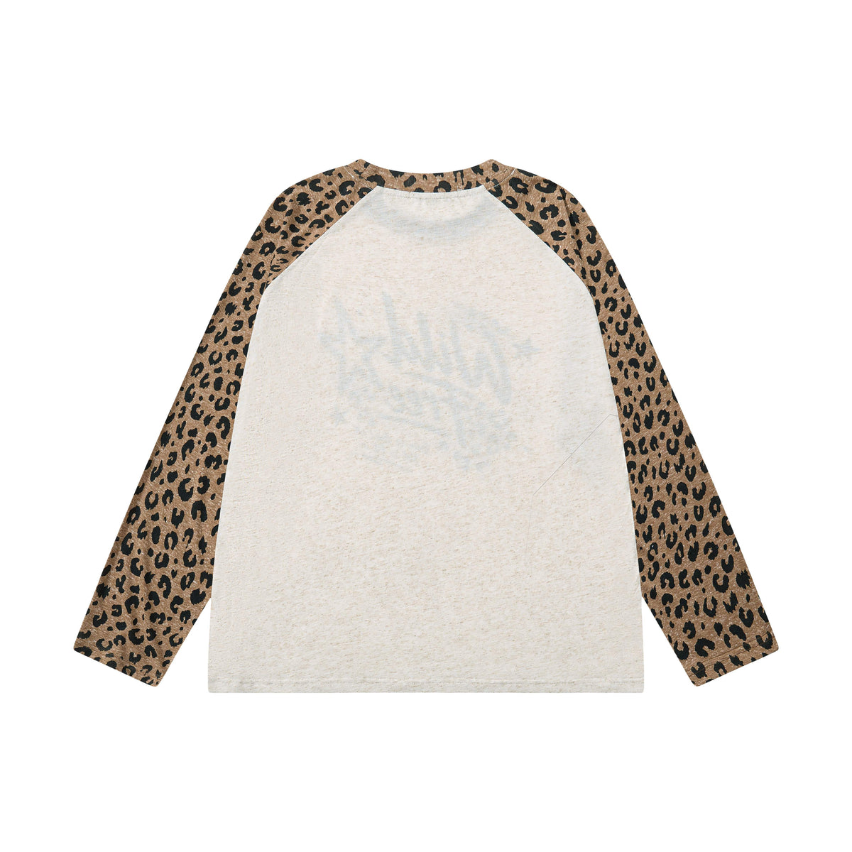 Madxmarx Wild Free Leopard Raglan Long Sleeve Tee