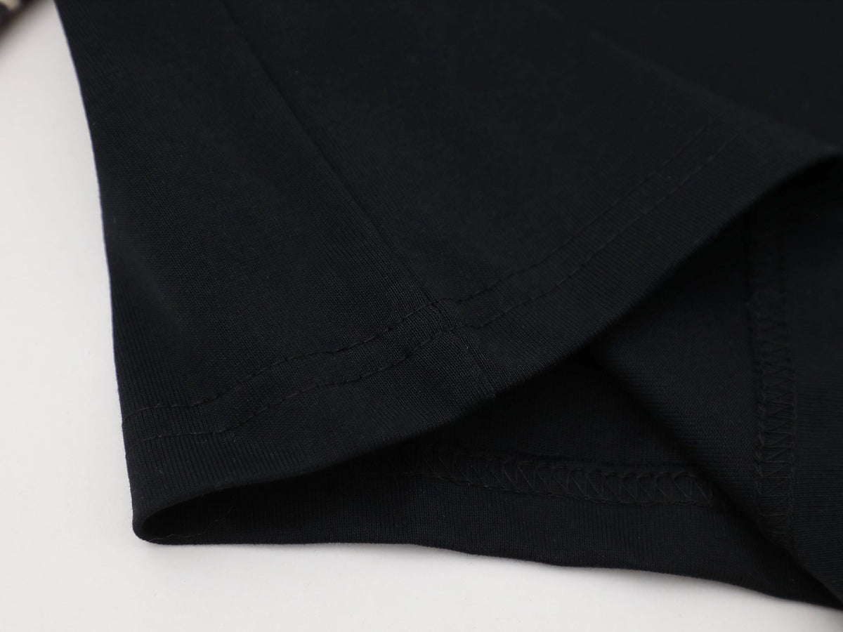 Madxmarx Layered Graphic Long Sleeve Polo