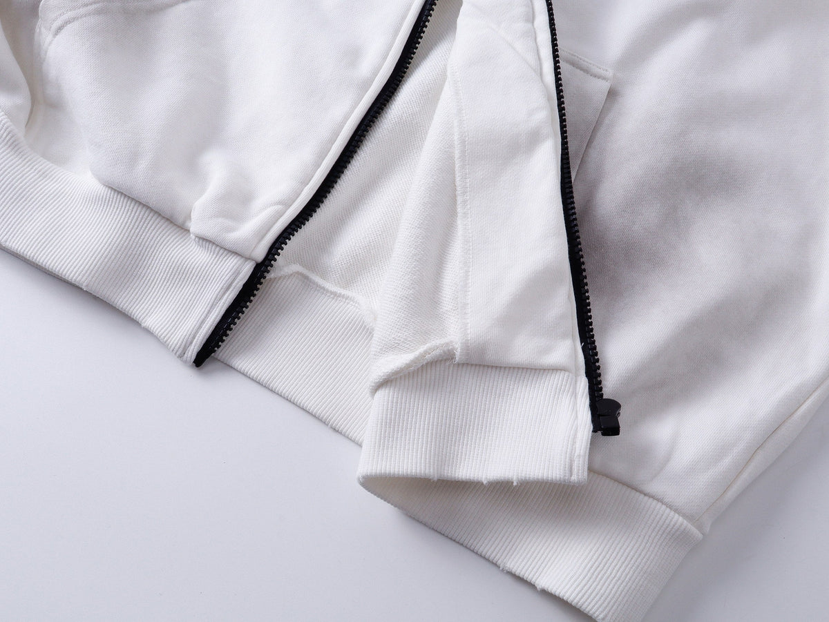 Madxmarx “Distressed Sport Zip Hoodie”