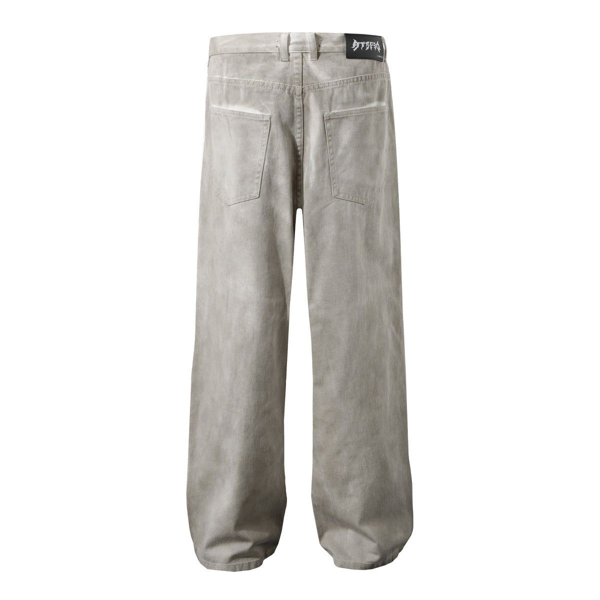 Madxmarx Gewaschene Utility-Cargohose mit weitem Bein