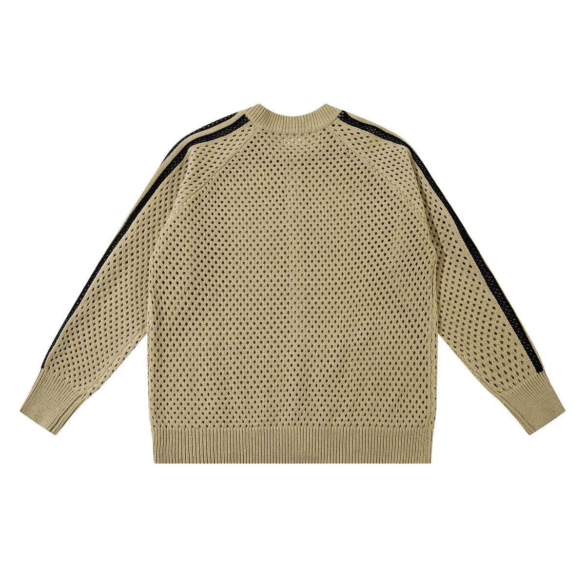 Madxmarx Striped Mesh Zip-Up Jacket