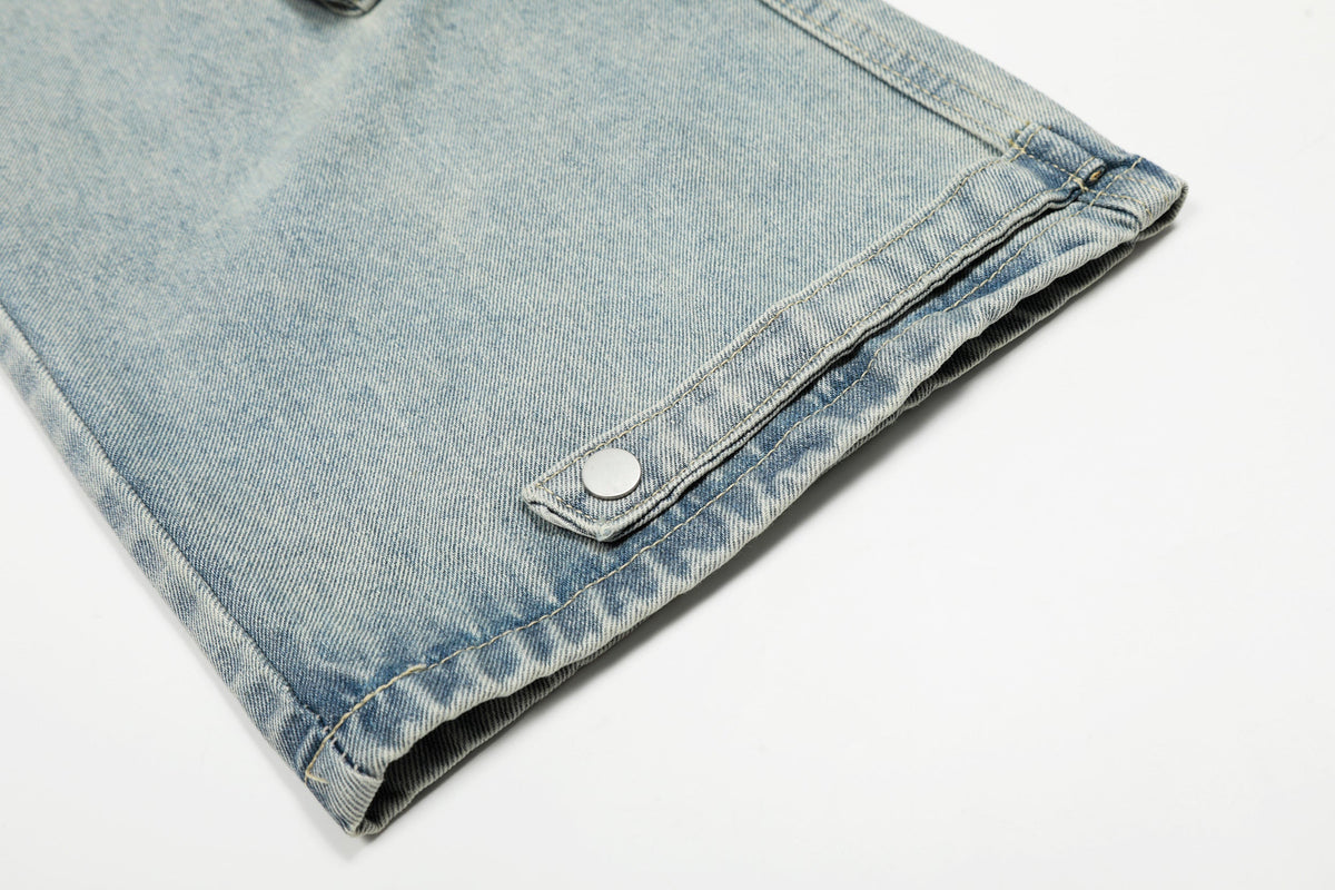 Madxmarx Multi-Layer Cargo Denim Pants