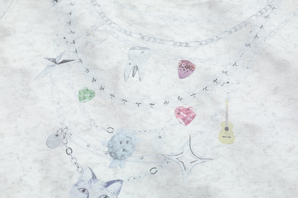 Madxmarx “Charm Necklace” Graphic Tee