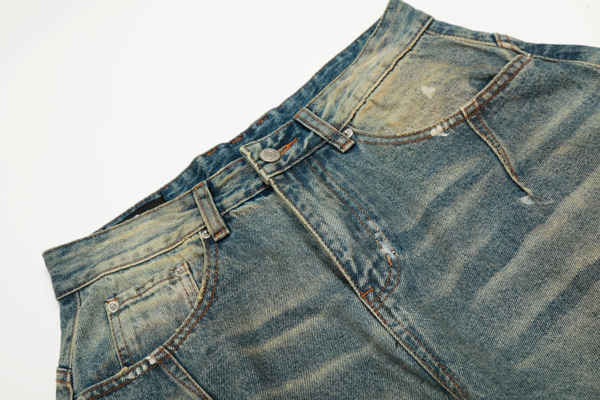 Madxmarx Sun-Faded Wide-Leg Jeans