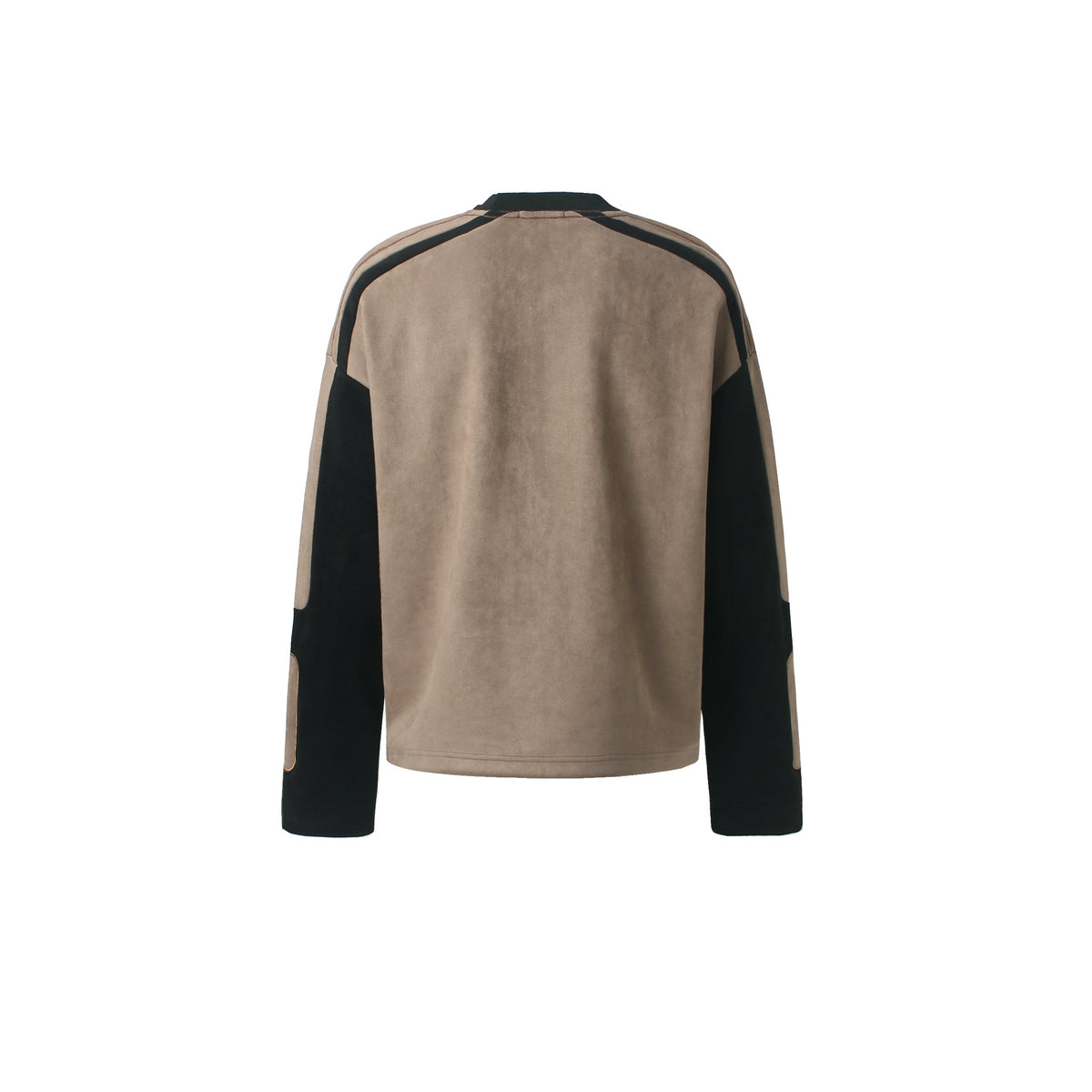 Madxmarx Contrast Panel Gothic Graphic Long Sleeve Tee