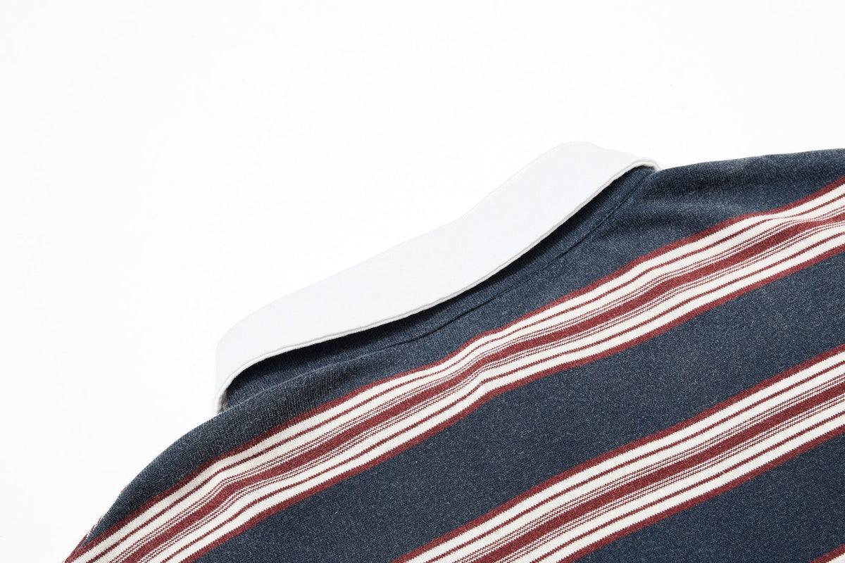 Madxmarx “Vintage Stripe Rugby Polo”
