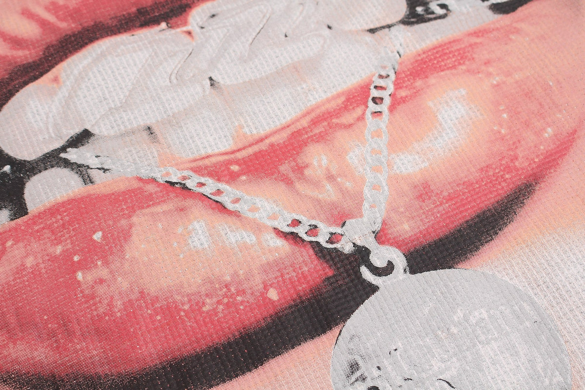 Madxmarx Rhinestone Lip Graphic Tee
