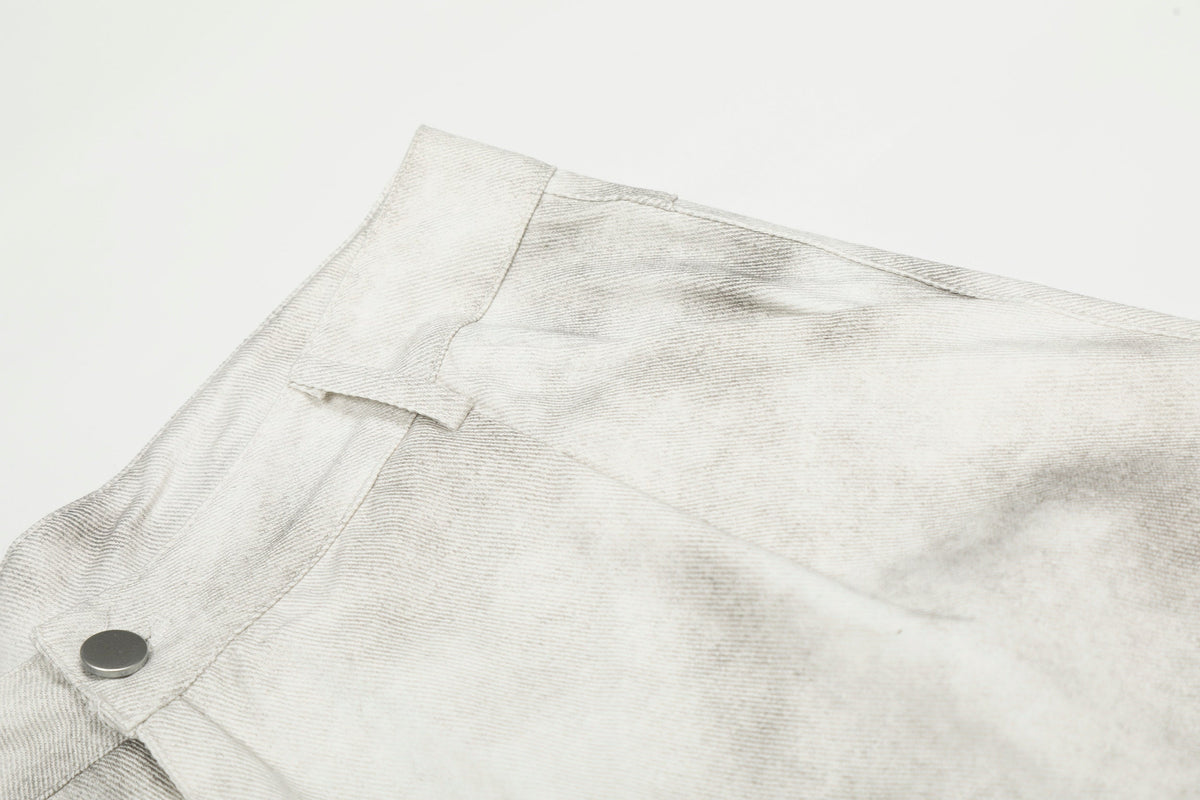 Pantalon cargo large délavé à écusson étoile Madxmarx