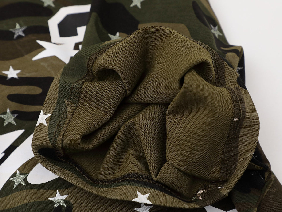 Madxmarx Camo Star Graphic Polo